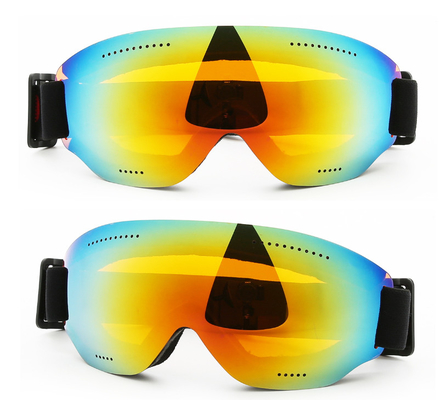 China Óculos de esqui com proteção UV e revestimento anti-névoa para visão clara PC Single Mirror Lens fornecedor