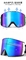 Óculos de esqui TPU Frame Dual PC Mirror Lens Grande cilindro Lente de mudança fácil fornecedor