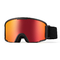 Óculos de esqui de meio quadro, cilindro grande, duplo anti-nevoeiro, óculos de montanha vermelhos brilhantes fornecedor