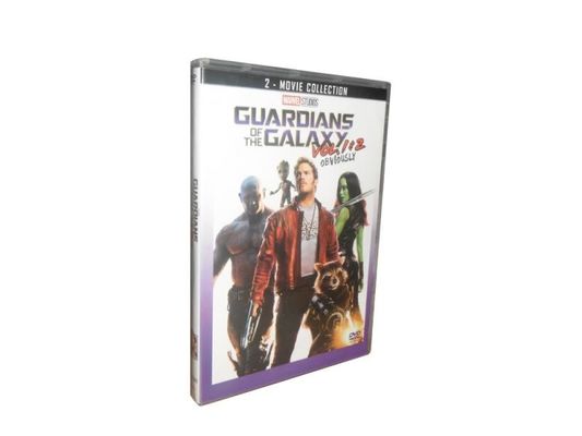 China A caixa feita sob encomenda de DVD ajusta o filme de América os guardiães da série completa da galáxia Vol.1-2 2DVD fornecedor