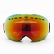 Esqui Google PC Mirror Lente bloqueia óculos de neve UV Mudança fácil para miopia Lente fornecedor