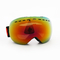Esqui Google PC Mirror Lente bloqueia óculos de neve UV Mudança fácil para miopia Lente fornecedor