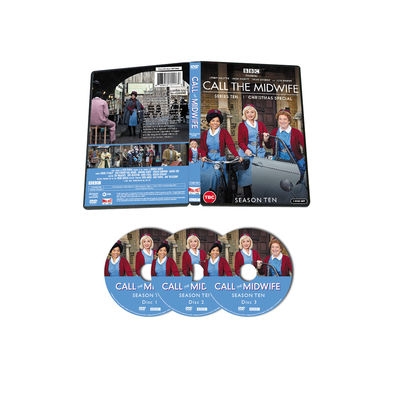 A caixa feita sob encomenda de DVD ajusta o filme que de América as séries completas chamam a parteira Season 10 fornecedor
