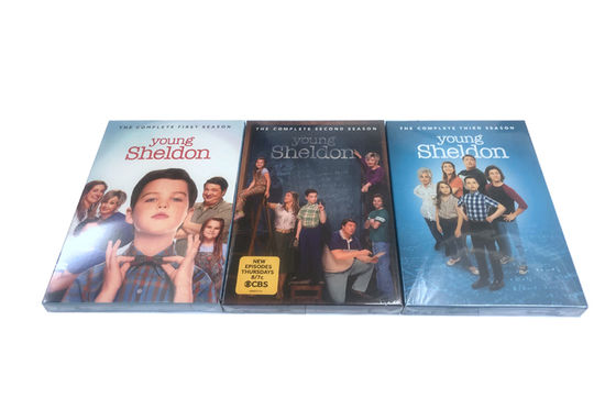 A caixa feita sob encomenda de DVD ajusta o filme de América a estação nova do sheldon da série completa fornecedor