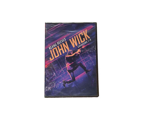 A caixa feita sob encomenda de DVD ajusta o filme de América a série completa John Wick 1-3 3dvd fornecedor