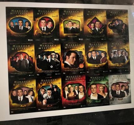 A caixa feita sob encomenda de DVD ajusta o filme de América a série completa Murdoch Mysteries1-1 3+3 fornecedor