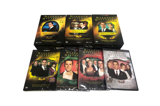 A caixa feita sob encomenda de DVD ajusta o filme de América a série completa Murdoch Mysteries1-1 3+3 fornecedor