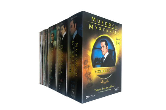 A caixa feita sob encomenda de DVD ajusta o filme de América a série completa Murdoch Mysteries1-1 3+3 fornecedor