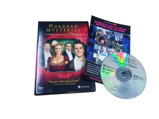A caixa feita sob encomenda de DVD ajusta o filme de América o Natal completo dos mistérios de SeriesA Murdoch fornecedor