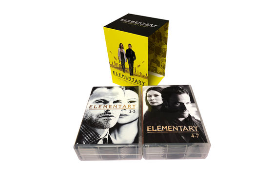 A caixa feita sob encomenda de DVD ajusta o filme de América a série completa S1-7 elementar fornecedor