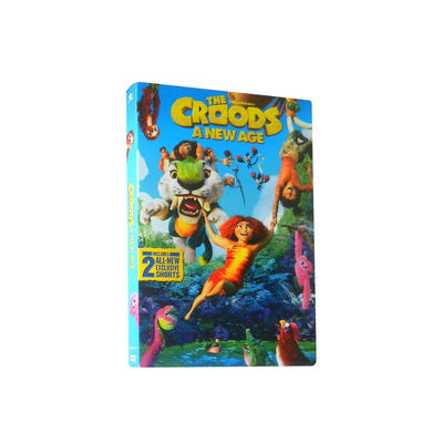 A caixa feita sob encomenda de DVD ajusta o filme de América a série completa a idade nova de Croods A fornecedor