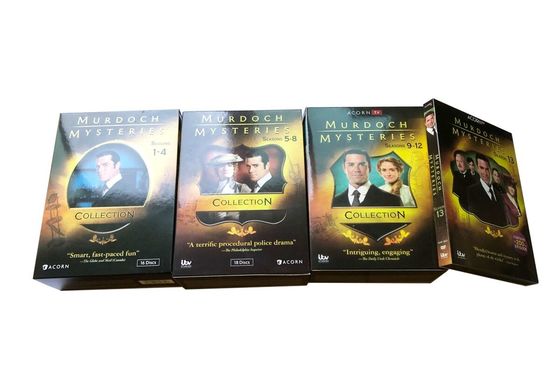 A caixa feita sob encomenda de DVD ajusta o filme de América os mistérios s1-13 de Murdoch da série completa fornecedor