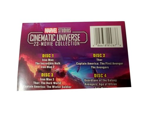 A caixa feita sob encomenda de DVD ajusta o filme de América a coleção cinemático do filme do universo 23 da série completa fornecedor