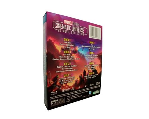 A caixa feita sob encomenda de DVD ajusta o filme de América a coleção cinemático do filme do universo 23 da série completa fornecedor