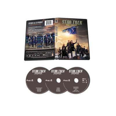 A caixa feita sob encomenda de DVD ajusta o filme de América a série completa Star Trek: Estação 3 da descoberta fornecedor