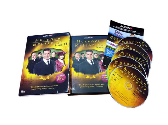 A caixa feita sob encomenda de DVD ajusta o filme que de América os mistérios de Murdoch da série completa temperam 13 fornecedor