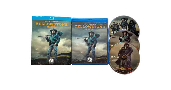A caixa feita sob encomenda de DVD ajusta o filme de América a estação 3 de Yellowstone da série completa fornecedor
