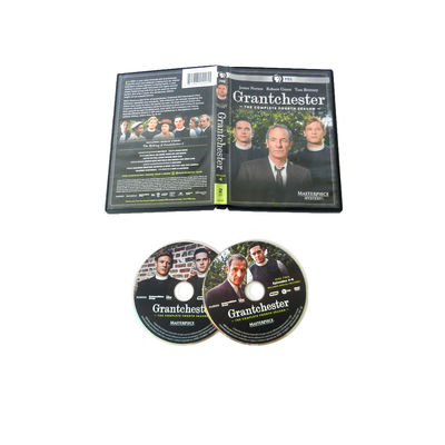 A caixa feita sob encomenda de DVD ajusta o filme de América a estação 4 de Grantchester da série completa fornecedor