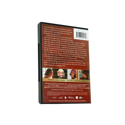 A caixa feita sob encomenda de DVD ajusta o filme de América a série completa Frankie Drake Mysteries Season 3 fornecedor