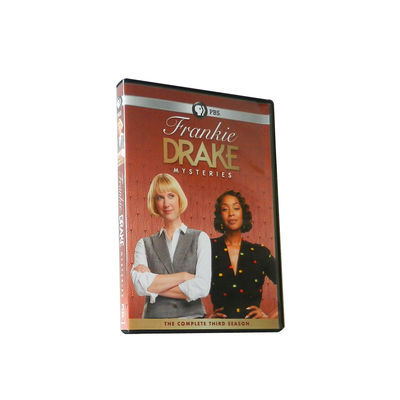 A caixa feita sob encomenda de DVD ajusta o filme de América a série completa Frankie Drake Mysteries Season 3 fornecedor