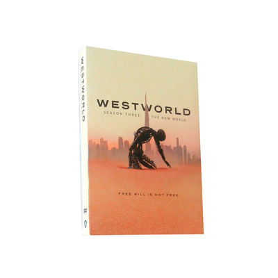 A caixa feita sob encomenda de DVD ajusta o filme de América a estação 3 de Westworld da série completa fornecedor