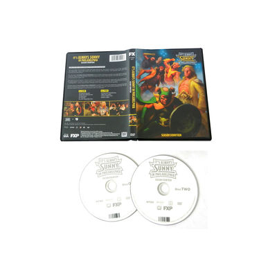 A caixa feita sob encomenda de DVD ajusta o filme de América a série que completa está sempre ensolarado na estação 14 de Philadelphfia fornecedor