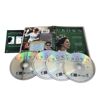 A caixa feita sob encomenda de DVD ajusta o filme de América a série completa a estação 3 da coroa fornecedor