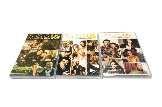A caixa feita sob encomenda de DVD ajusta o filme de América a série que completa este é nós a estação 1-3 fornecedor
