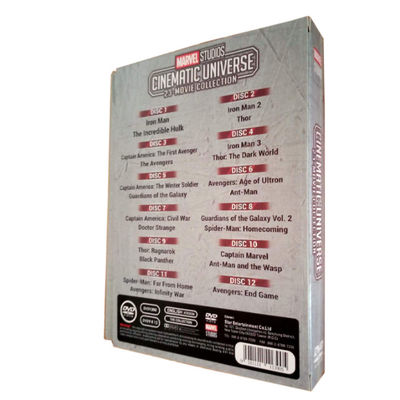 A caixa feita sob encomenda de DVD ajusta o filme de América os ESTÚDIOS da MARAVILHA da série completa fornecedor
