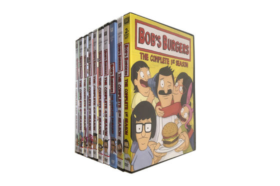 A caixa feita sob encomenda de DVD ajusta o filme que de América os hamburgueres do Bob da série completa temperam 1-10 fornecedor