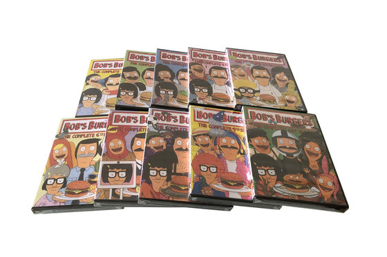 A caixa feita sob encomenda de DVD ajusta o filme que de América os hamburgueres do Bob da série completa temperam 1-10 fornecedor