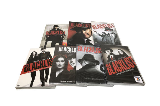 A caixa feita sob encomenda de DVD ajusta o filme de América a série completa a estação 1-7 da lista negra fornecedor
