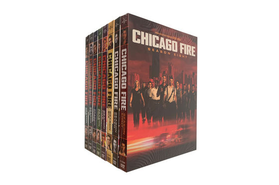 A caixa feita sob encomenda de DVD ajusta o filme de América a estação 1-8 do fogo de Chicago da série completa fornecedor