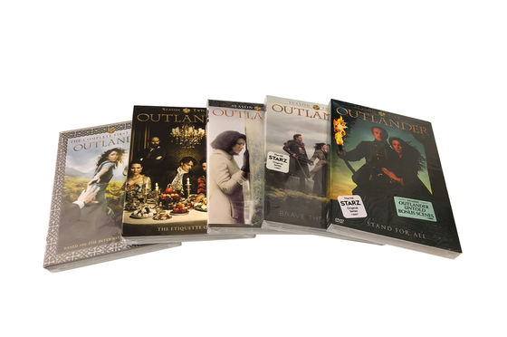 A caixa feita sob encomenda de DVD ajusta o filme de América a estação 1-5 do Outlander da série completa fornecedor