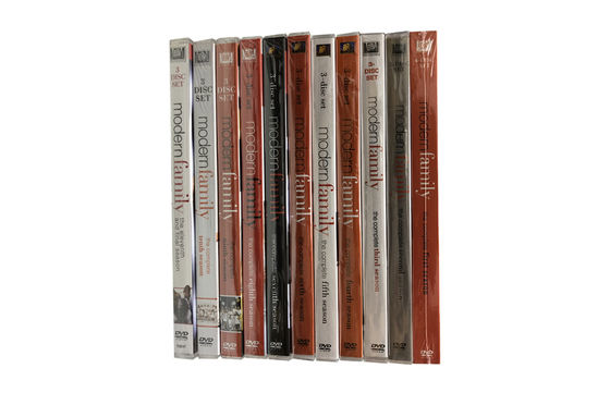A caixa feita sob encomenda de DVD ajusta o filme de América a estação 1-11 de Modern Family da série completa fornecedor