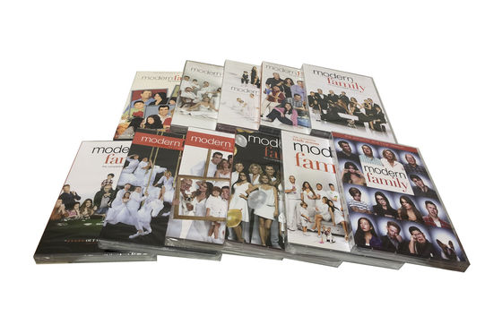 A caixa feita sob encomenda de DVD ajusta o filme de América a estação 1-11 de Modern Family da série completa fornecedor