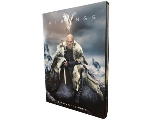 A caixa feita sob encomenda de DVD ajusta o filme de América a estação 6 de Viquingues da série completa fornecedor