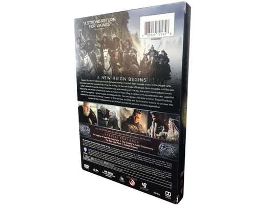 A caixa feita sob encomenda de DVD ajusta o filme de América a estação 6 de Viquingues da série completa fornecedor