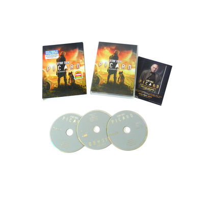 A caixa feita sob encomenda de DVD ajusta o filme de América a estação 1 de Star Trek Picard da série completa fornecedor