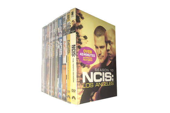 A caixa feita sob encomenda de DVD ajusta o filme de América a estação 1-10 da série completa NCIS Los Angeles fornecedor