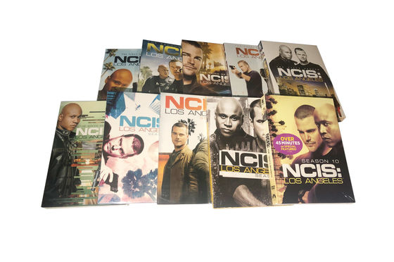 A caixa feita sob encomenda de DVD ajusta o filme de América a estação 1-10 da série completa NCIS Los Angeles fornecedor