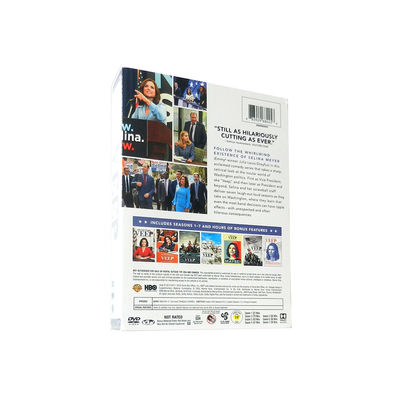 A caixa feita sob encomenda de DVD ajusta o filme de América a estação 1-7 de Veep da série completa fornecedor