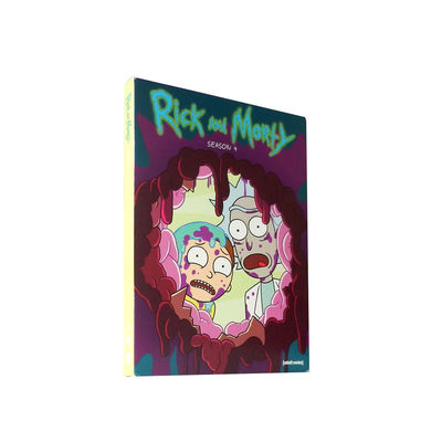 A caixa feita sob encomenda de DVD ajusta o filme de América a série completa Rick e Morty Season 4 fornecedor