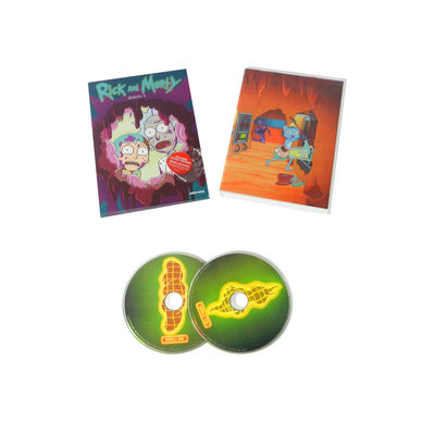 A caixa feita sob encomenda de DVD ajusta o filme de América a série completa Rick e Morty Season 4 fornecedor