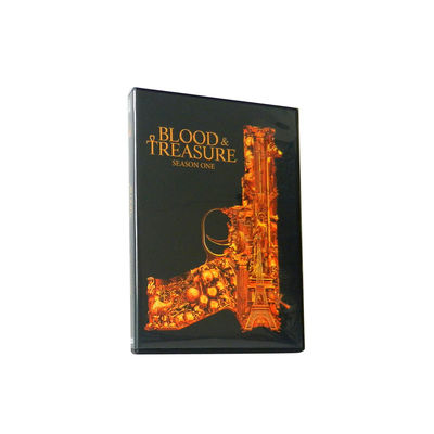 A caixa feita sob encomenda de DVD ajusta o filme de América o sangue da série completa &amp; a estação 1 do tesouro fornecedor