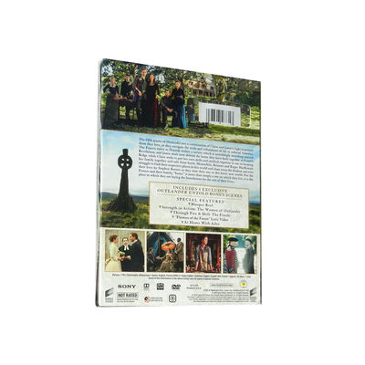 A caixa feita sob encomenda de DVD ajusta o filme de América a estação 5 do Outlander da série completa fornecedor