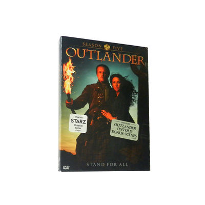 A caixa feita sob encomenda de DVD ajusta o filme de América a estação 5 do Outlander da série completa fornecedor