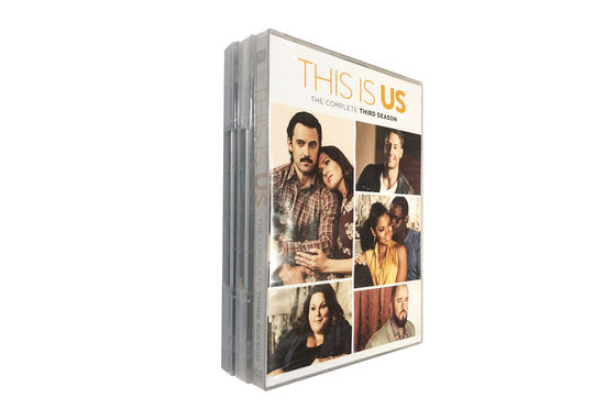 A caixa feita sob encomenda de DVD ajusta o filme de América a série que completa este é nós a estação 1-3 fornecedor