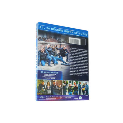 A caixa feita sob encomenda de DVD ajusta o filme de América a série completa Chicago P.D. Season 7 fornecedor