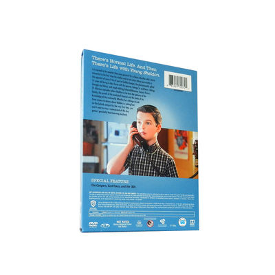A caixa feita sob encomenda de DVD ajusta o filme de América a estação nova 3 de Sheldon da série completa fornecedor